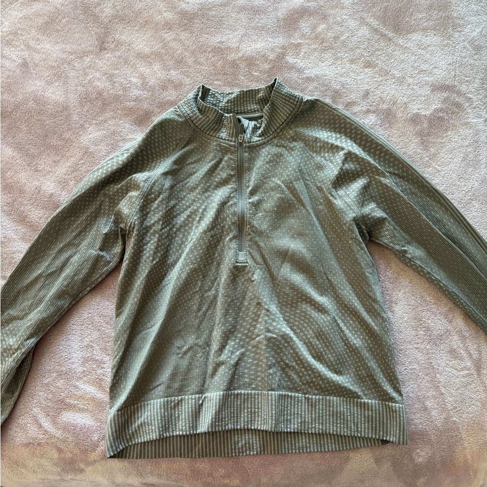 lululemon athletica Olive Long Sleeve Top